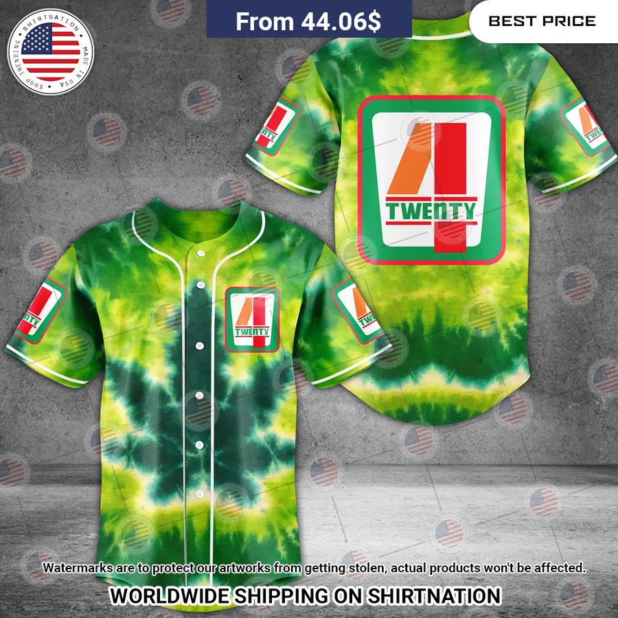 7E 420 Tiedye Baseball Jersey Such a scenic view ,looks great.