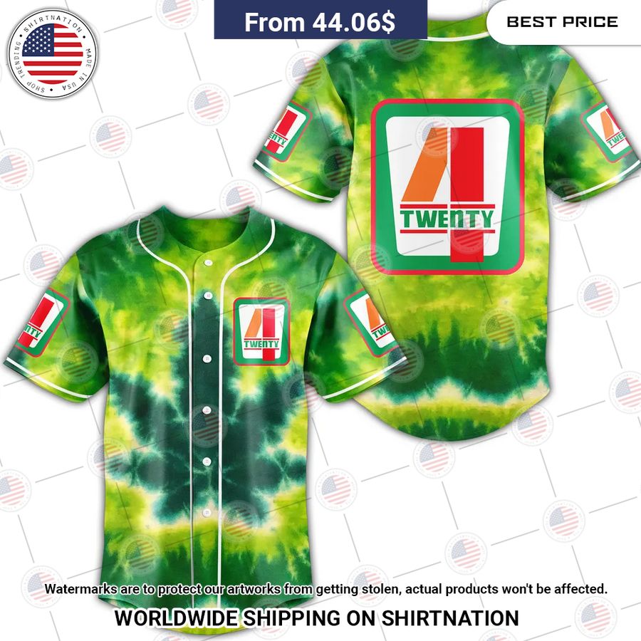 7E 420 Tiedye Baseball Jersey Wow! This is gracious