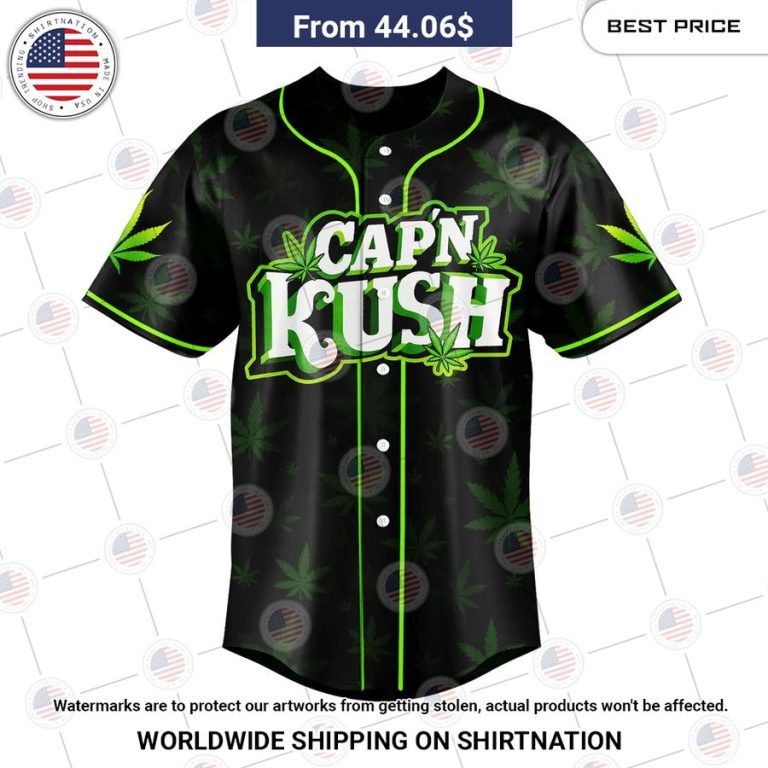 Cap'N Kush Baseball Jersey Wow! This is gracious