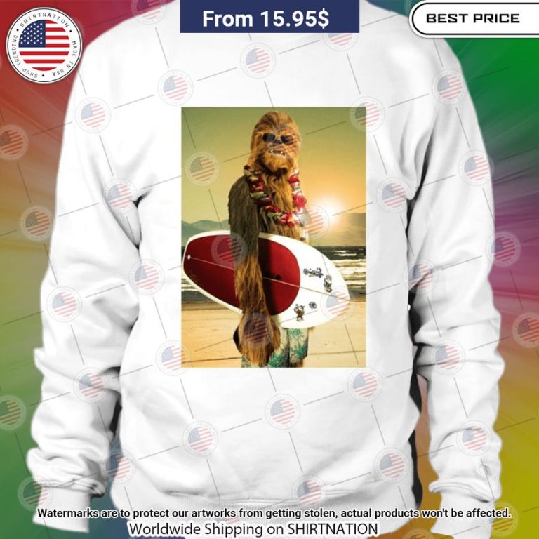 Chewie Surfing Shirt Nice photo dude