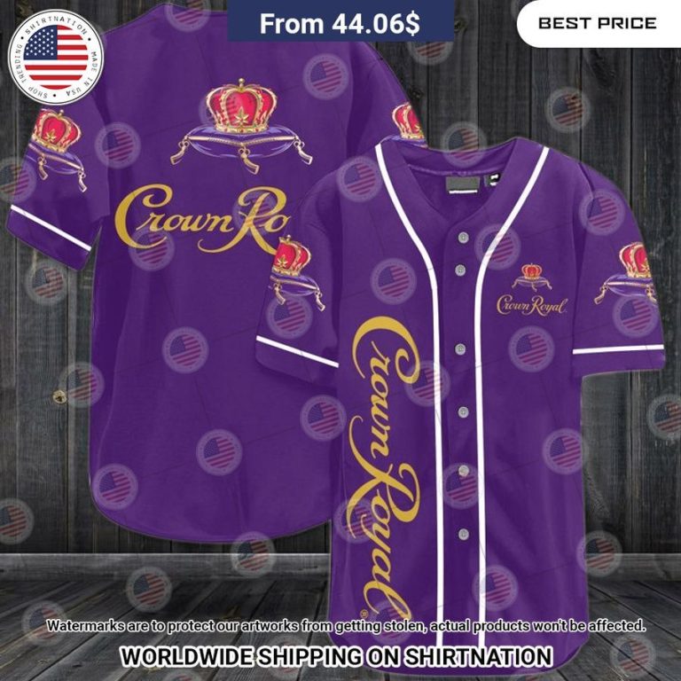 Crown Royal Baseball Jersey Nice bread, I like it