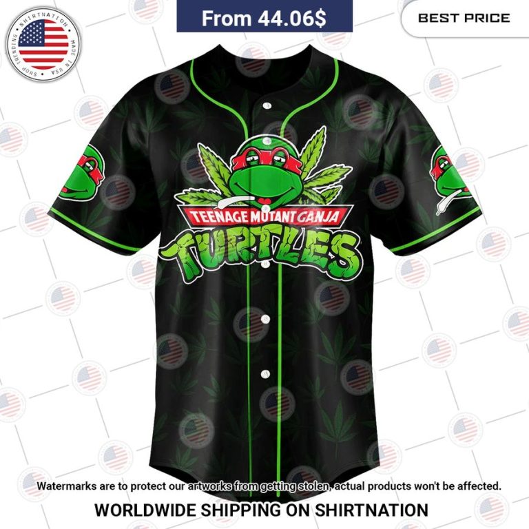 Ganja Turtles Say Yes To Weed Baseball Jersey You are always best dear