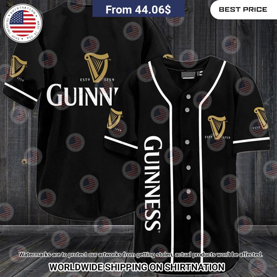 Guinness Beer Baseball Jersey She has grown up know
