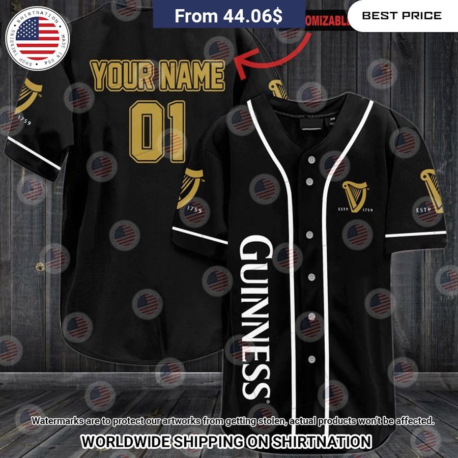 Guinness Beer Custom Baseball Jersey My favourite picture of yours