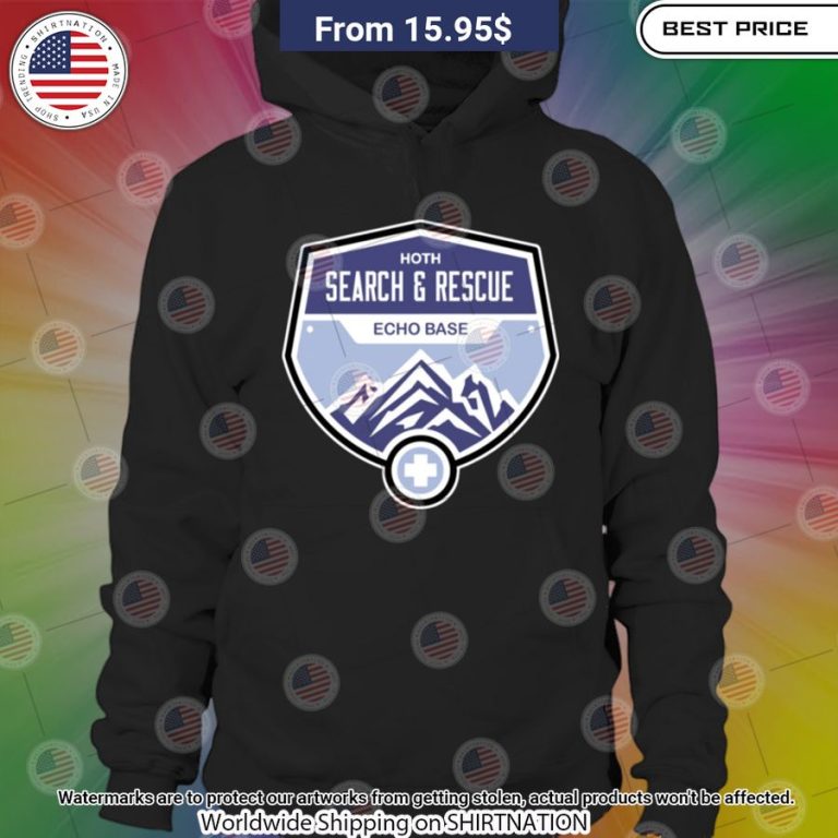 Hoth Search And Rescue Echo Base Shirt Your face is glowing like a red rose