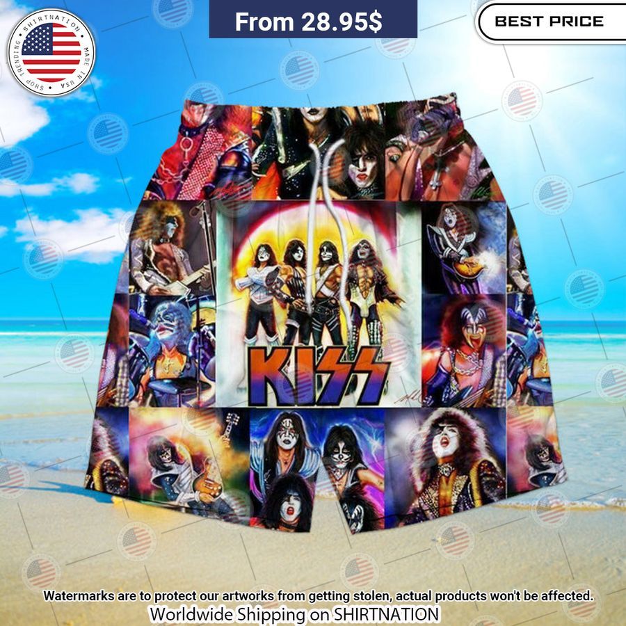 Kiss Band Beach Shorts You are getting me envious with your look