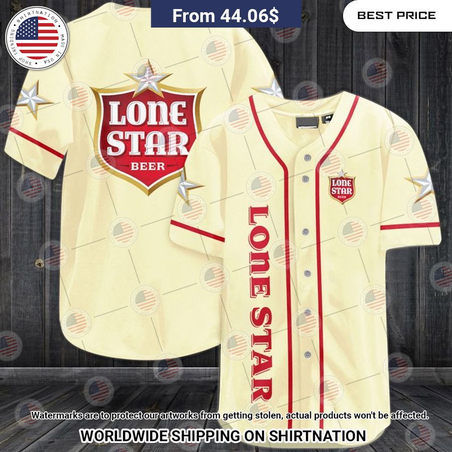 Lone Star Beer Baseball Jersey Two little brothers rocking together