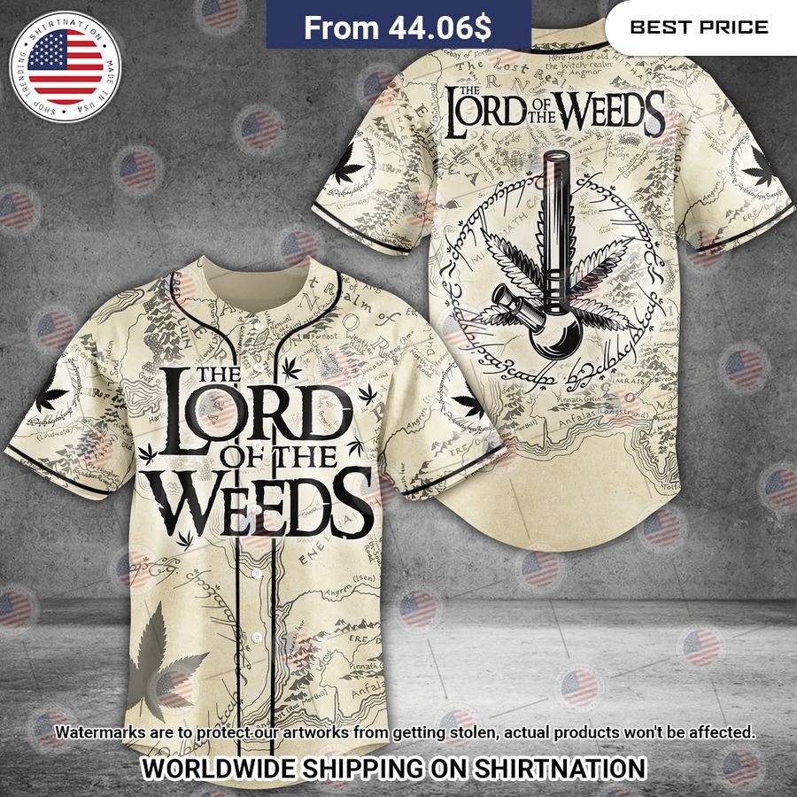 Lord Of The Weeds Baseball Jersey Handsome as usual