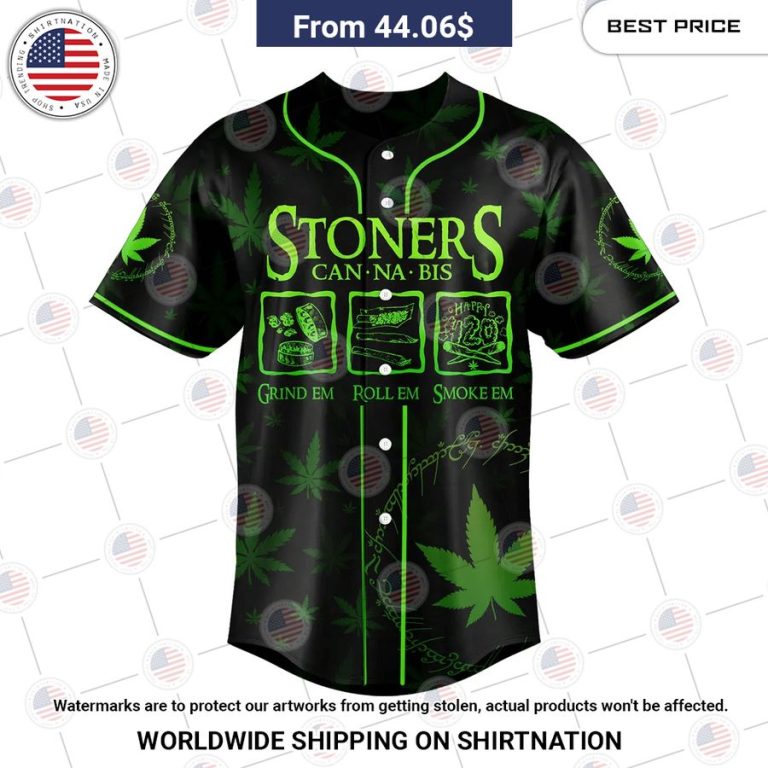 Lord Of The Weeds Stoners Baseball Jersey Awesome Pic guys