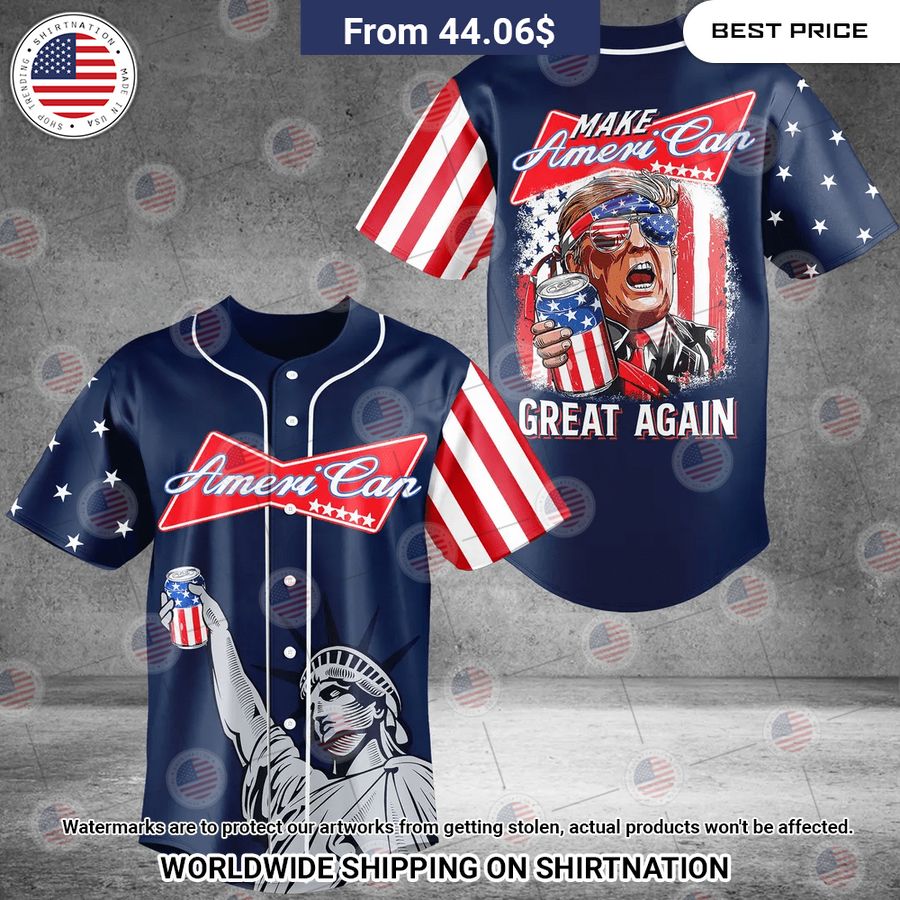 Make American Great Again Baseball Jersey Eye soothing picture dear