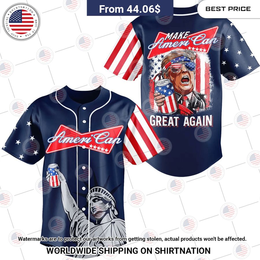 Make American Great Again Baseball Jersey Studious look