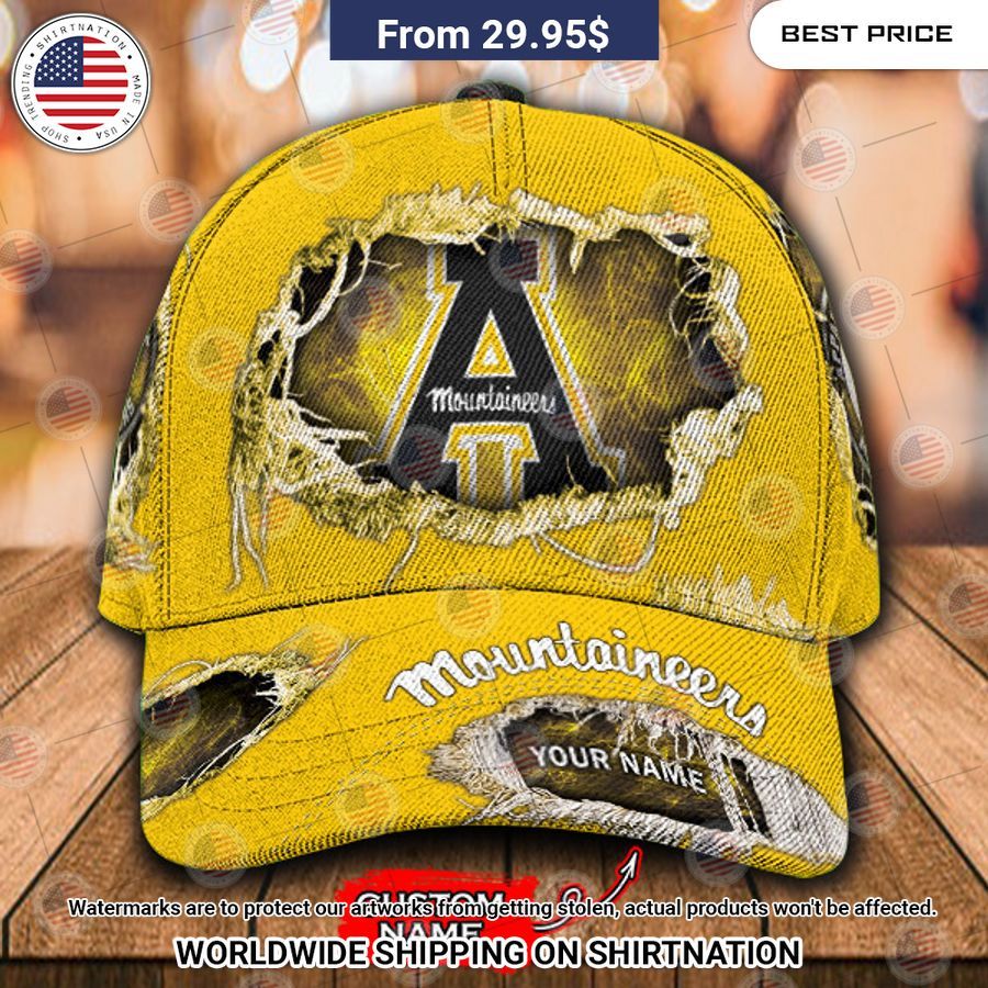 NCAA Appalachian State Mountaineers Custom Cap This place looks exotic.