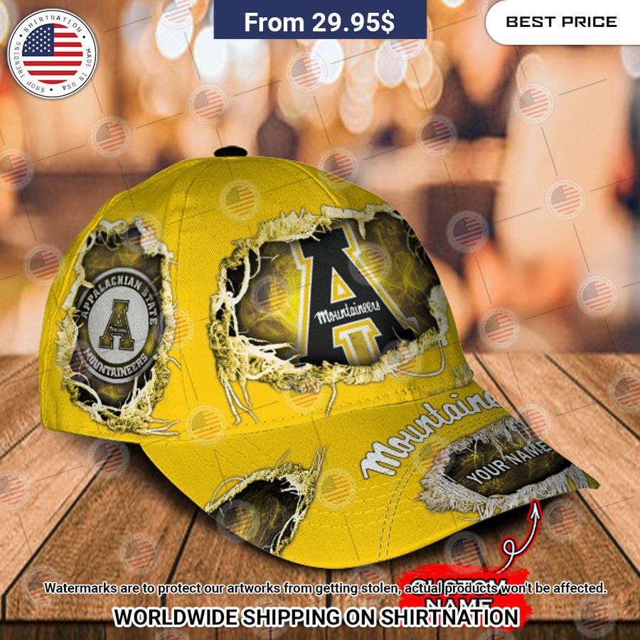 NCAA Appalachian State Mountaineers Custom Cap Eye soothing picture dear