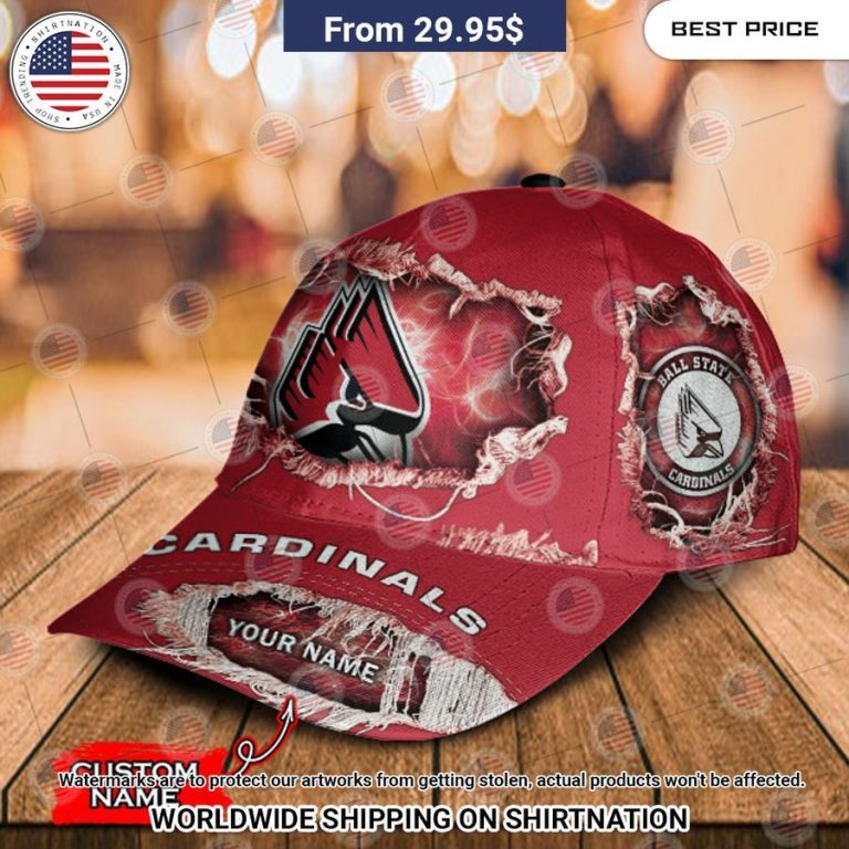 NCAA Ball State Cardinals Custom Cap Our hard working soul