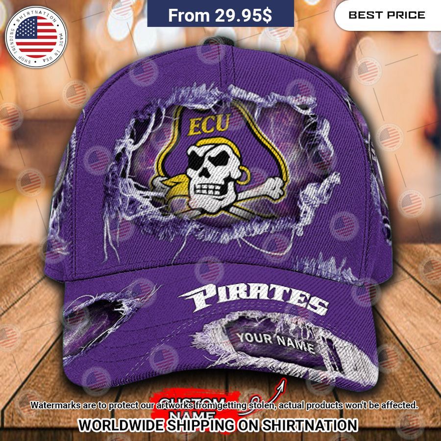 NCAA East Carolina Pirates Custom Cap Cool look bro