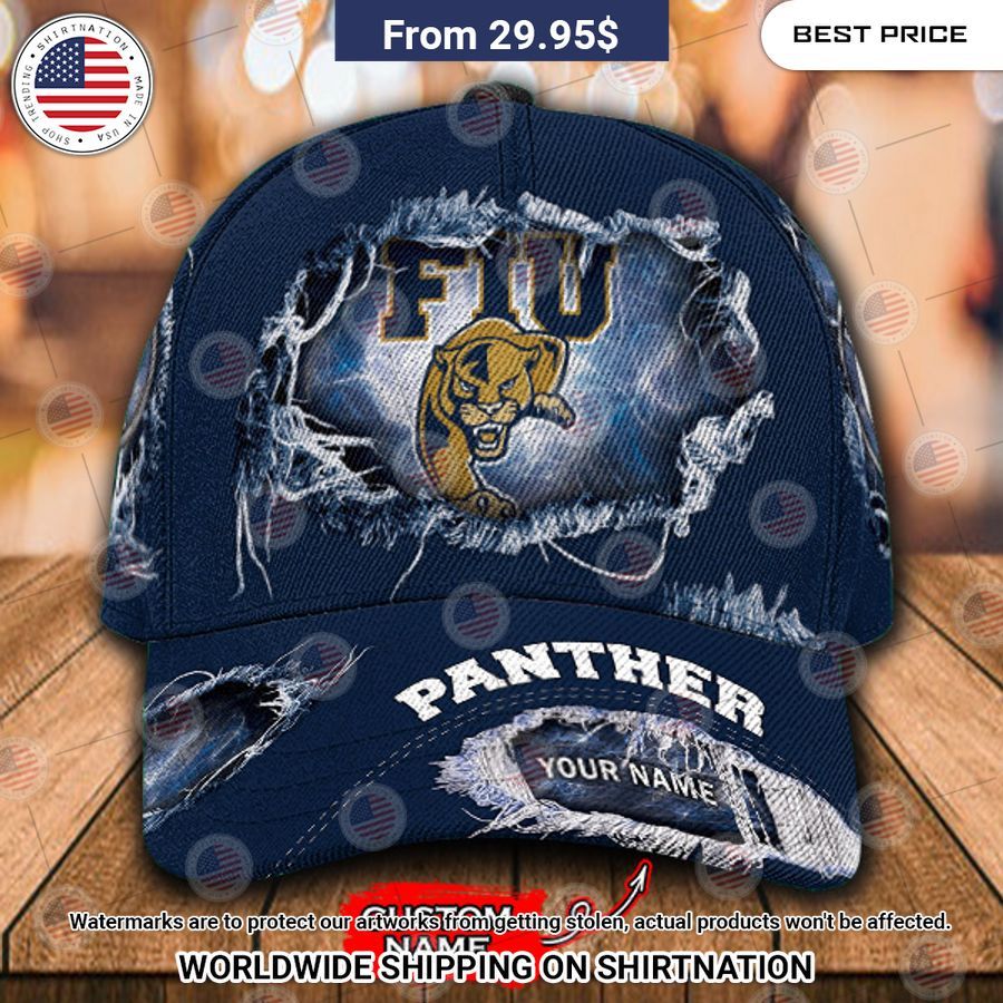 NCAA FIU Panthers Custom Cap Loving click
