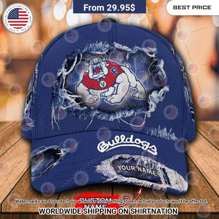 ncaa fresno state bulldogs football custom cap 1 378.jpg