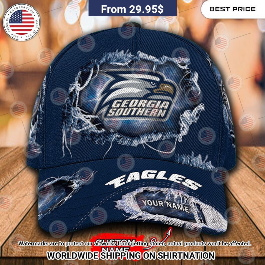 NCAA Georgia Southern Eagles Custom Cap Rocking picture