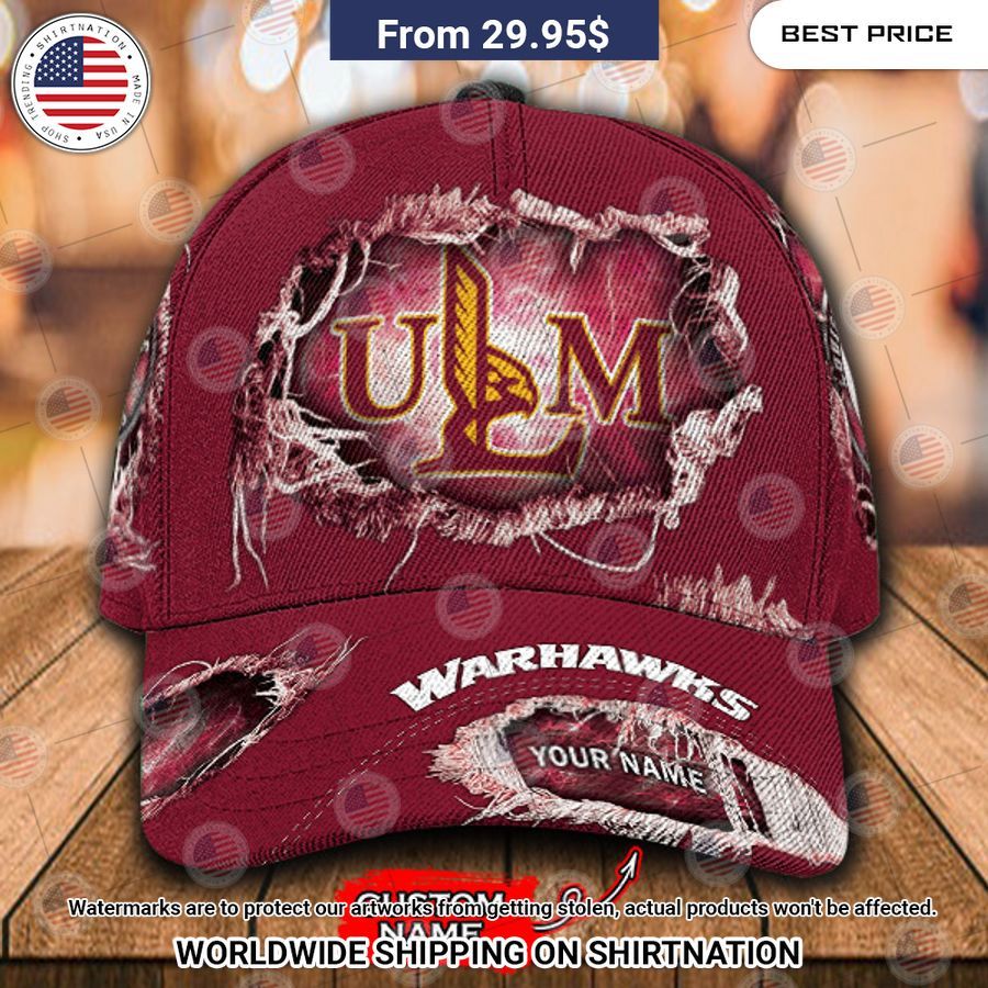 NCAA Louisiana Monroe Warhawks Custom Cap Amazing Pic
