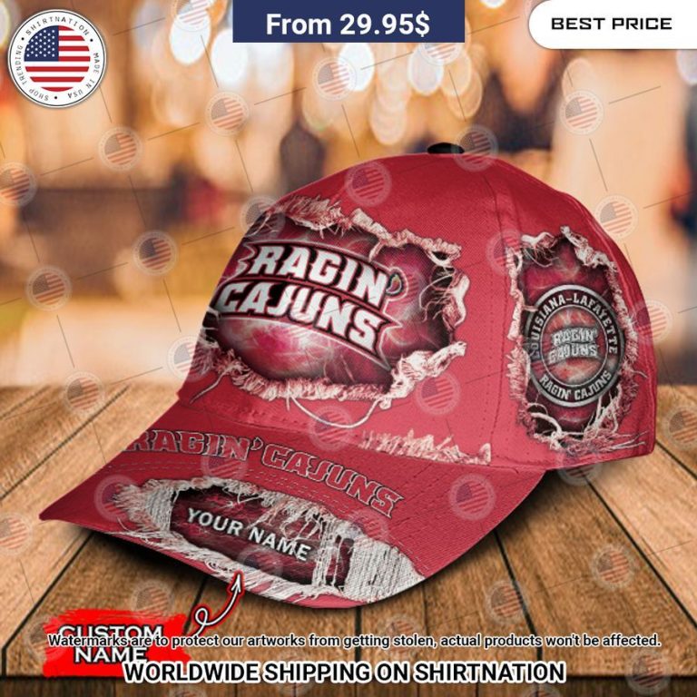 ncaa louisiana ragin cajuns custom cap 3 538.jpg