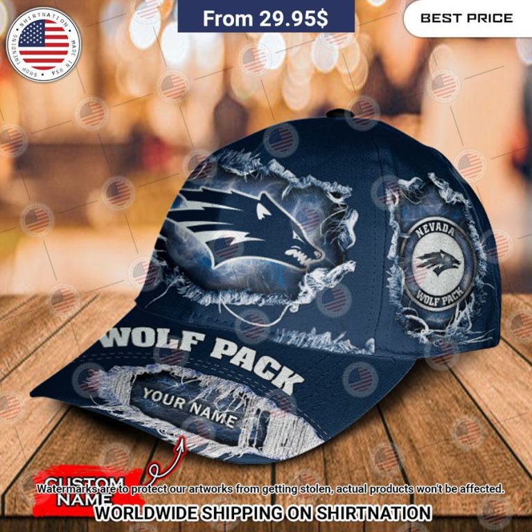 NCAA Nevada Wolf Pack Custom Cap Cool look bro