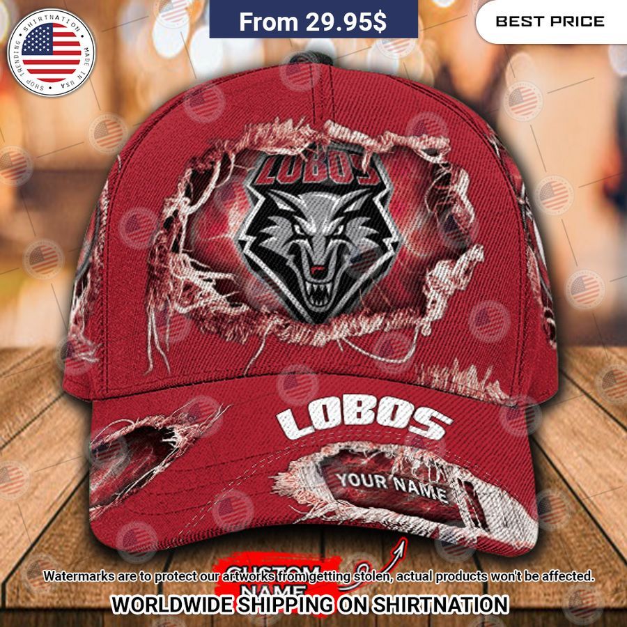 NCAA New Mexico Lobos Custom Cap Natural and awesome
