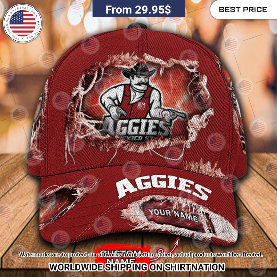 NCAA New Mexico State Aggies Custom Cap Stand easy bro