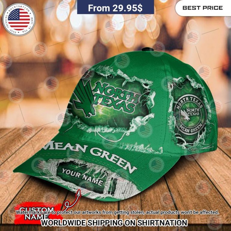 NCAA NORTH TEXAS MEAN GREEN Custom Cap I am in love with your dress