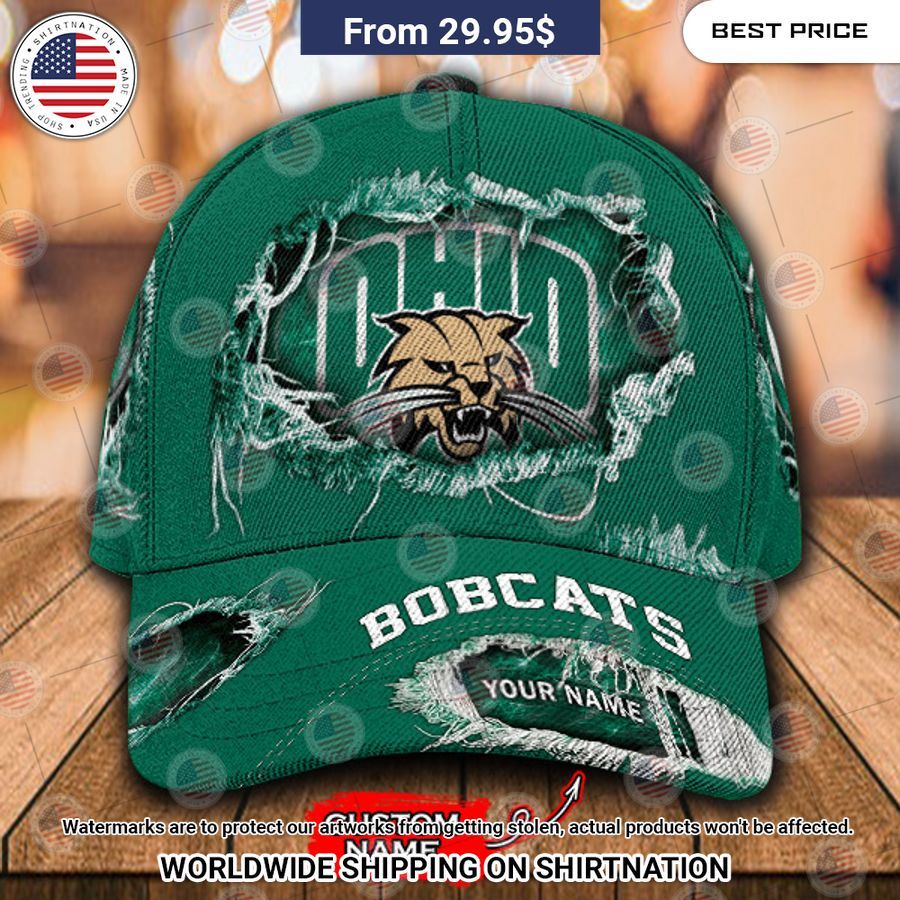 NCAA Ohio Bobcats Custom Cap rays of calmness are emitting from your pic