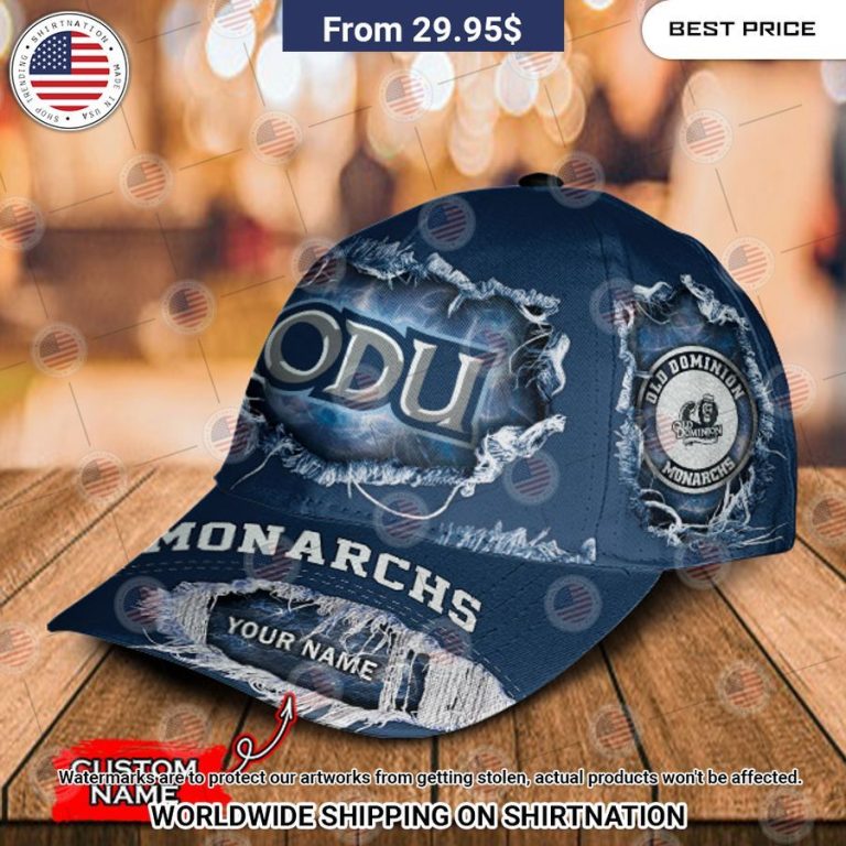 NCAA Old Dominion Monarchs Custom Cap Amazing Pic