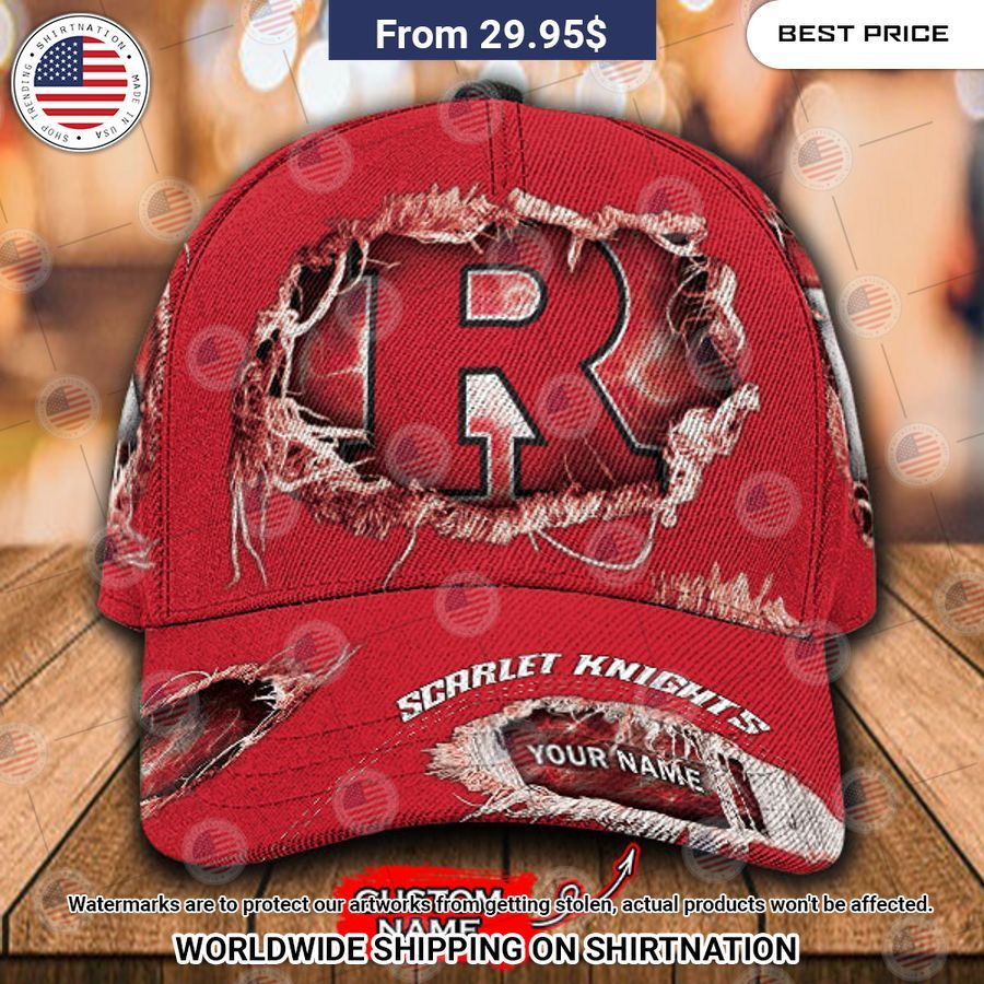 NCAA Rutgers Scarlet Knights Custom Cap Sizzling