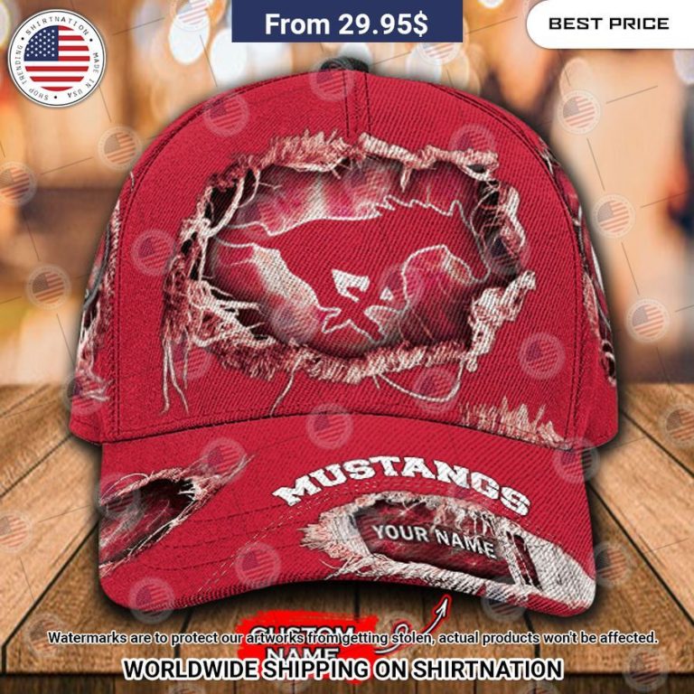 NCAA SMU Mustangs Custom Cap My friend and partner