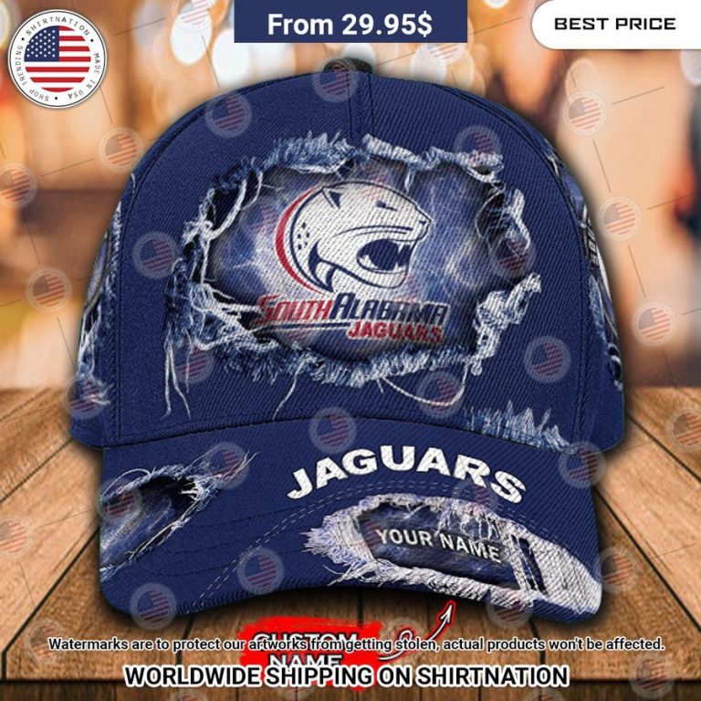 NCAA South Alabama Jaguars Custom Cap Beautiful Mom, beautiful daughter