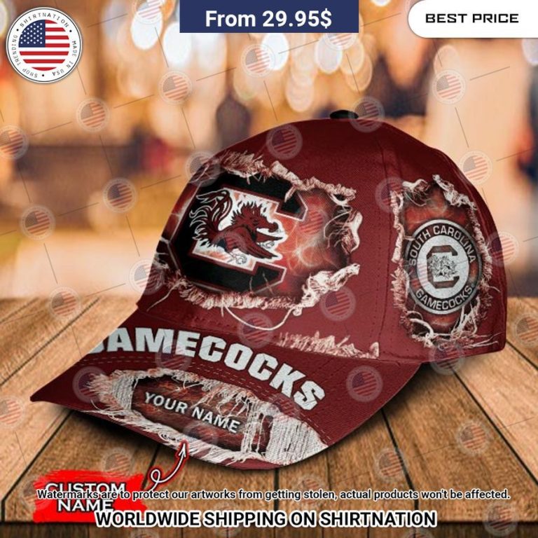 NCAA South Carolina Gamecocks Custom Cap Natural and awesome