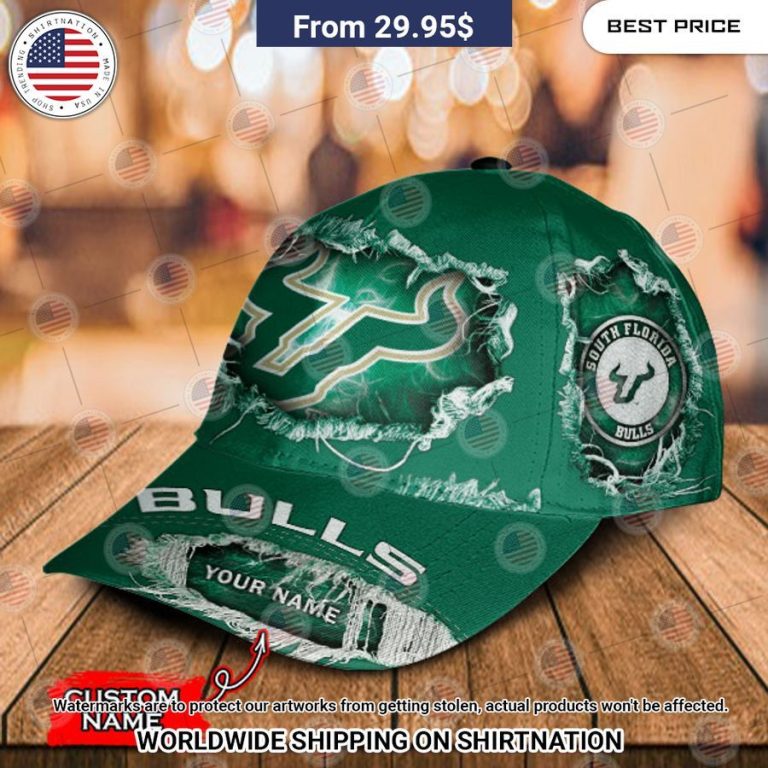 NCAA South Florida Bulls Custom Cap You look fresh in nature