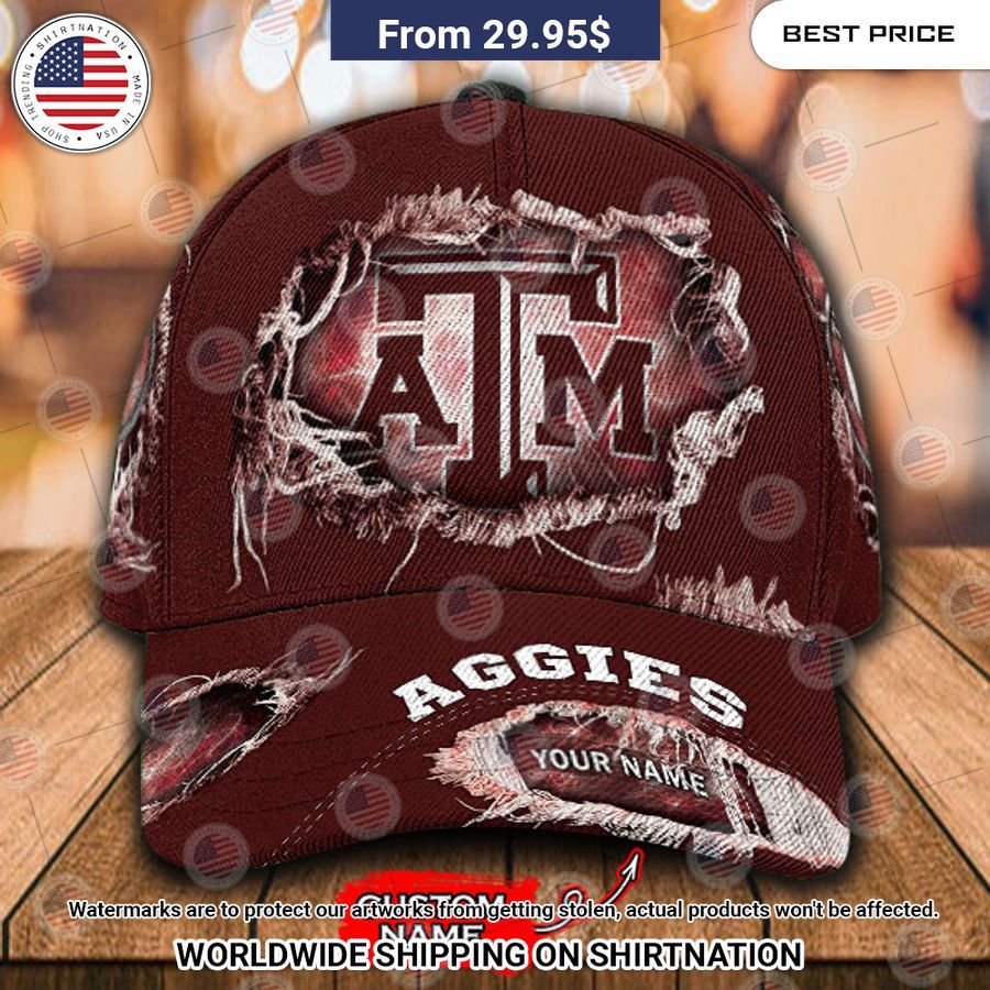 NCAA Texas A&M Aggies Custom Cap Best picture ever