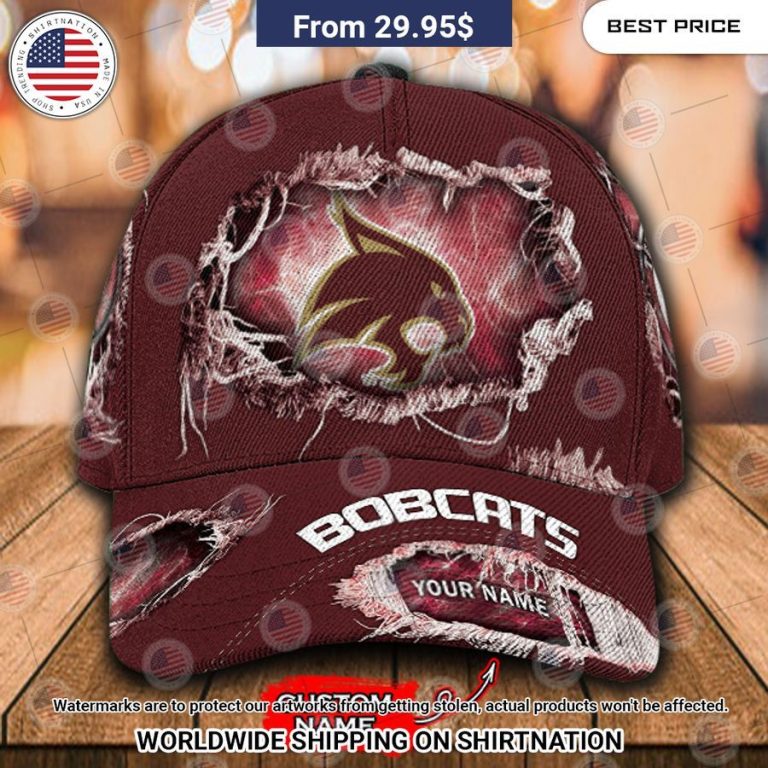 NCAA Texas State Bobcats Custom Cap You look lazy