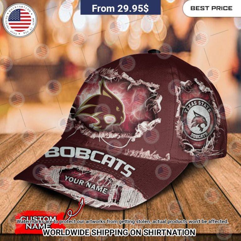 NCAA Texas State Bobcats Custom Cap You are always amazing