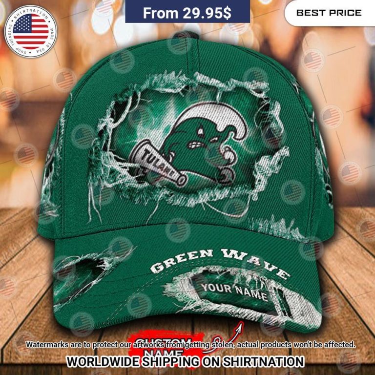 NCAA Tulane Green Wave Custom Cap She has grown up know