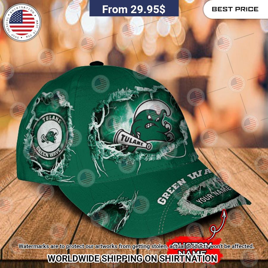NCAA Tulane Green Wave Custom Cap Best click of yours