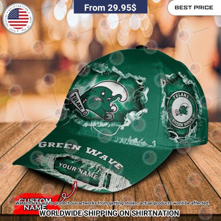 NCAA Tulane Green Wave Custom Cap Hey! You look amazing dear