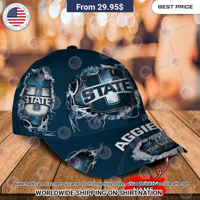 NCAA Utah State Aggies Custom Cap Elegant and sober Pic