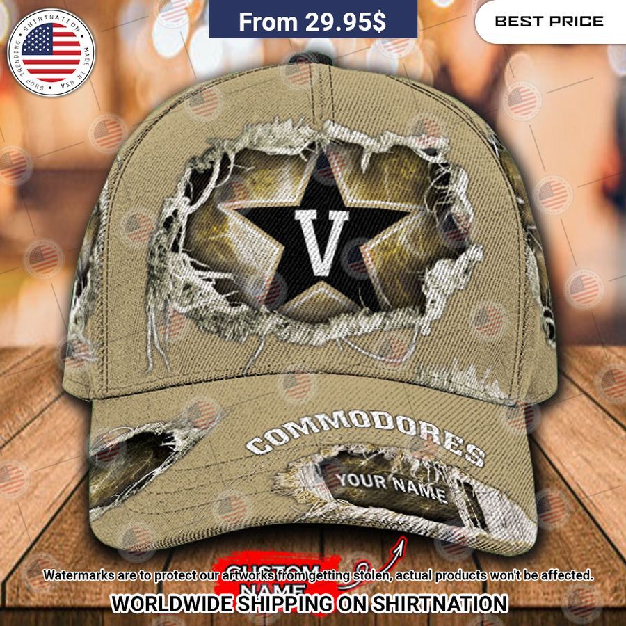 NCAA Vanderbilt Commodores Custom Cap Stand easy bro
