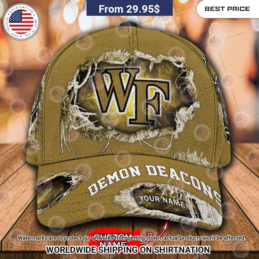 NCAA Wake Forest Demon Deacons Custom Cap Our hard working soul