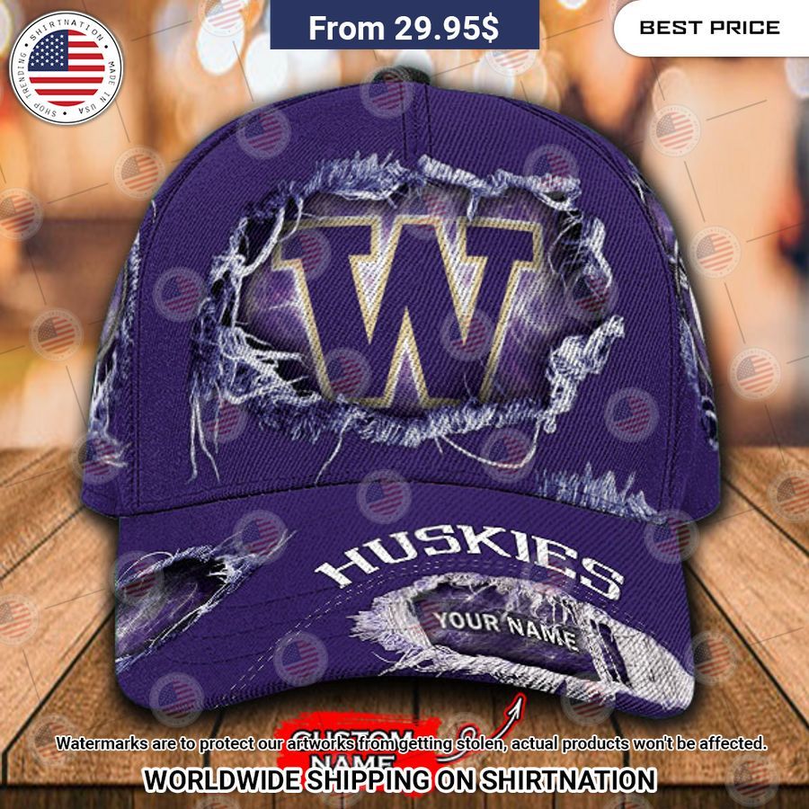 NCAA Washington Huskies Custom Cap I like your hairstyle