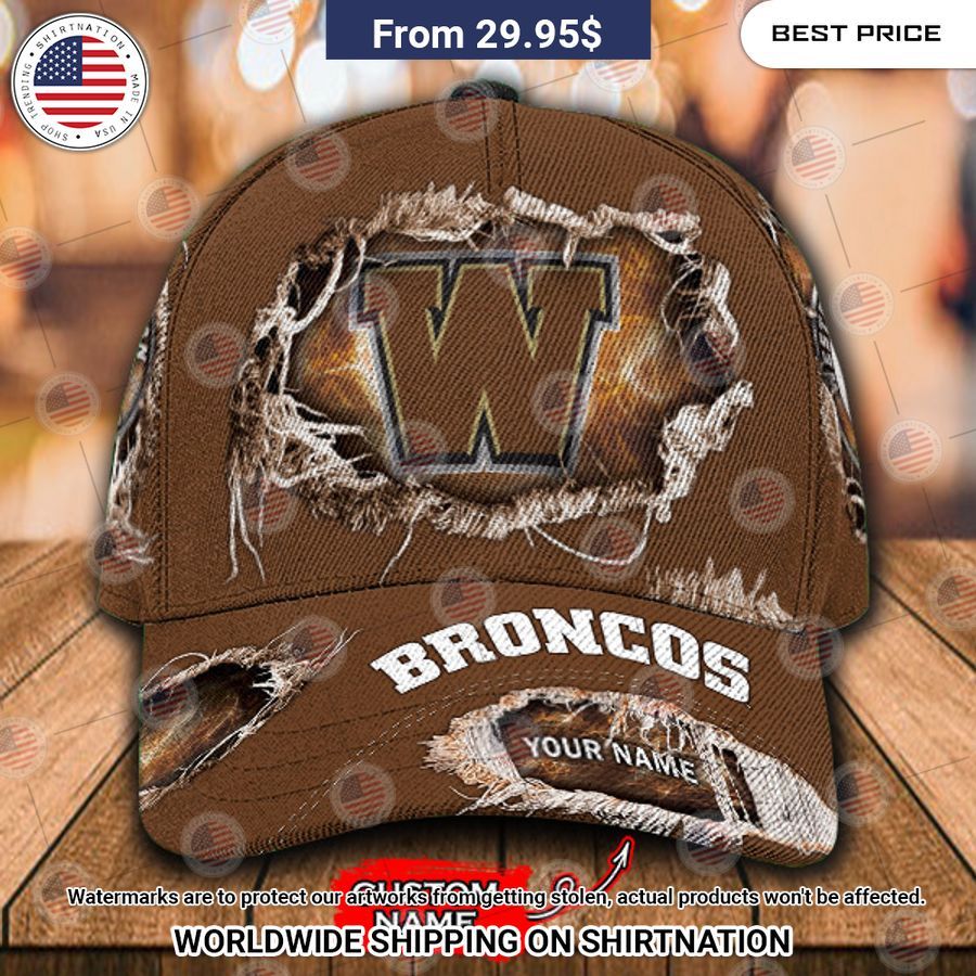 NCAA Western Michigan Broncoss Custom Cap You look cheerful dear