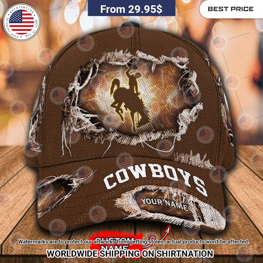 NCAA Wyoming Cowboys Custom Cap Good one dear