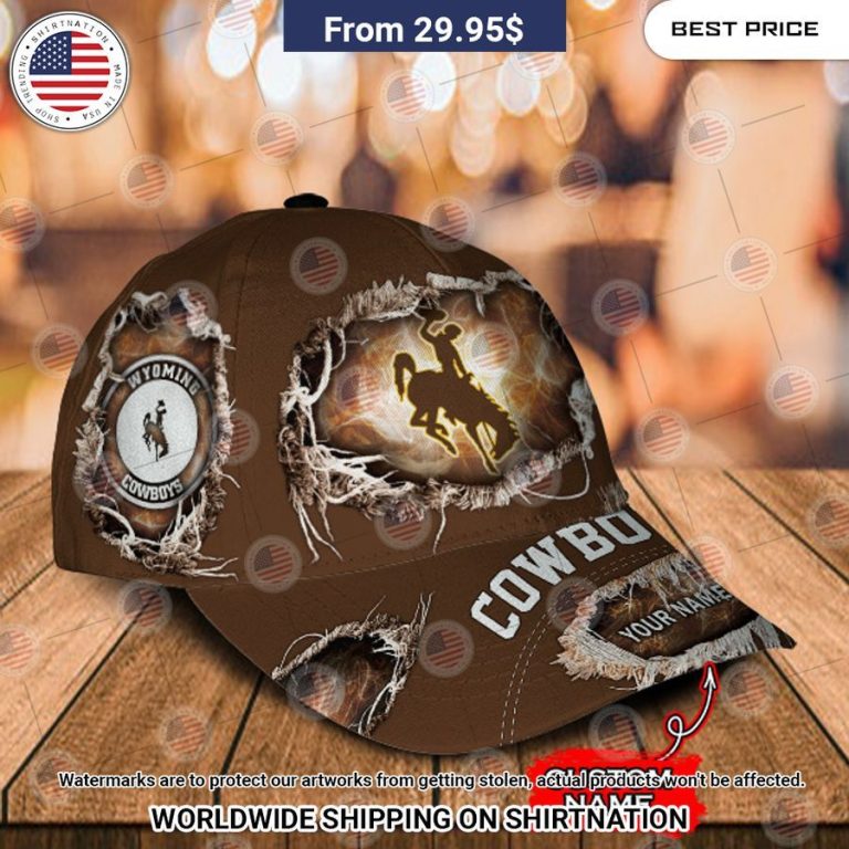 NCAA Wyoming Cowboys Custom Cap Generous look