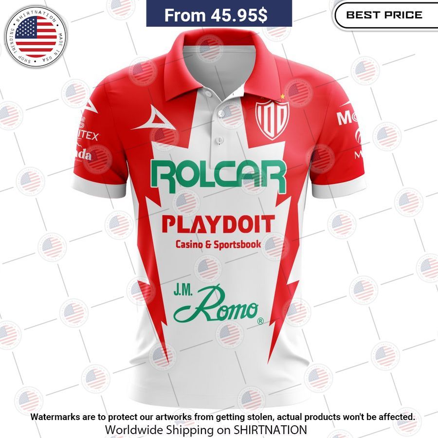 Necaxa 2023-2024 Home Liga MX Custom Polo • Shirtnation - Shop trending ...
