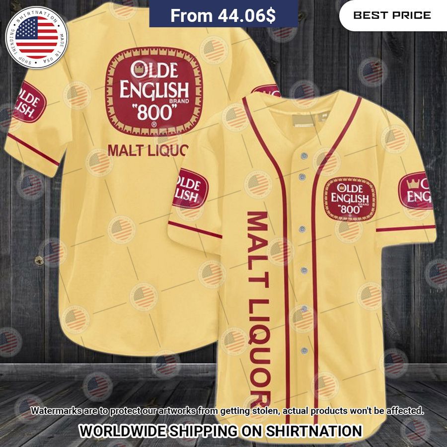 Olde English 800 Baseball Jersey You look insane in the picture, dare I say